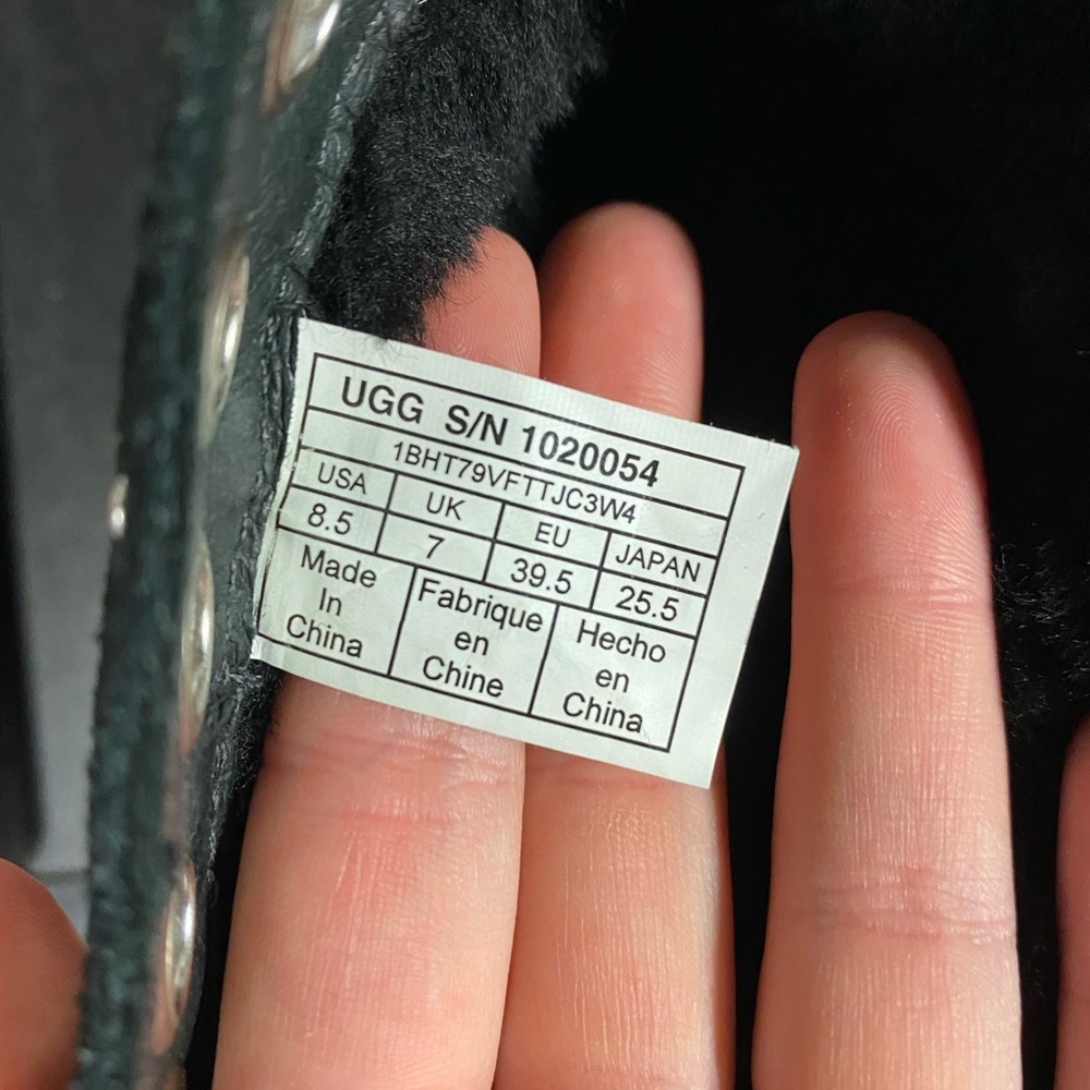 UGG Women's Black Ankle Boots - Picture 3 of 3